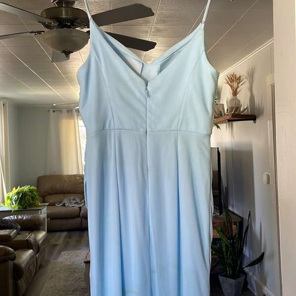 Azazie Sky Blue dress - Picture 4 of 6